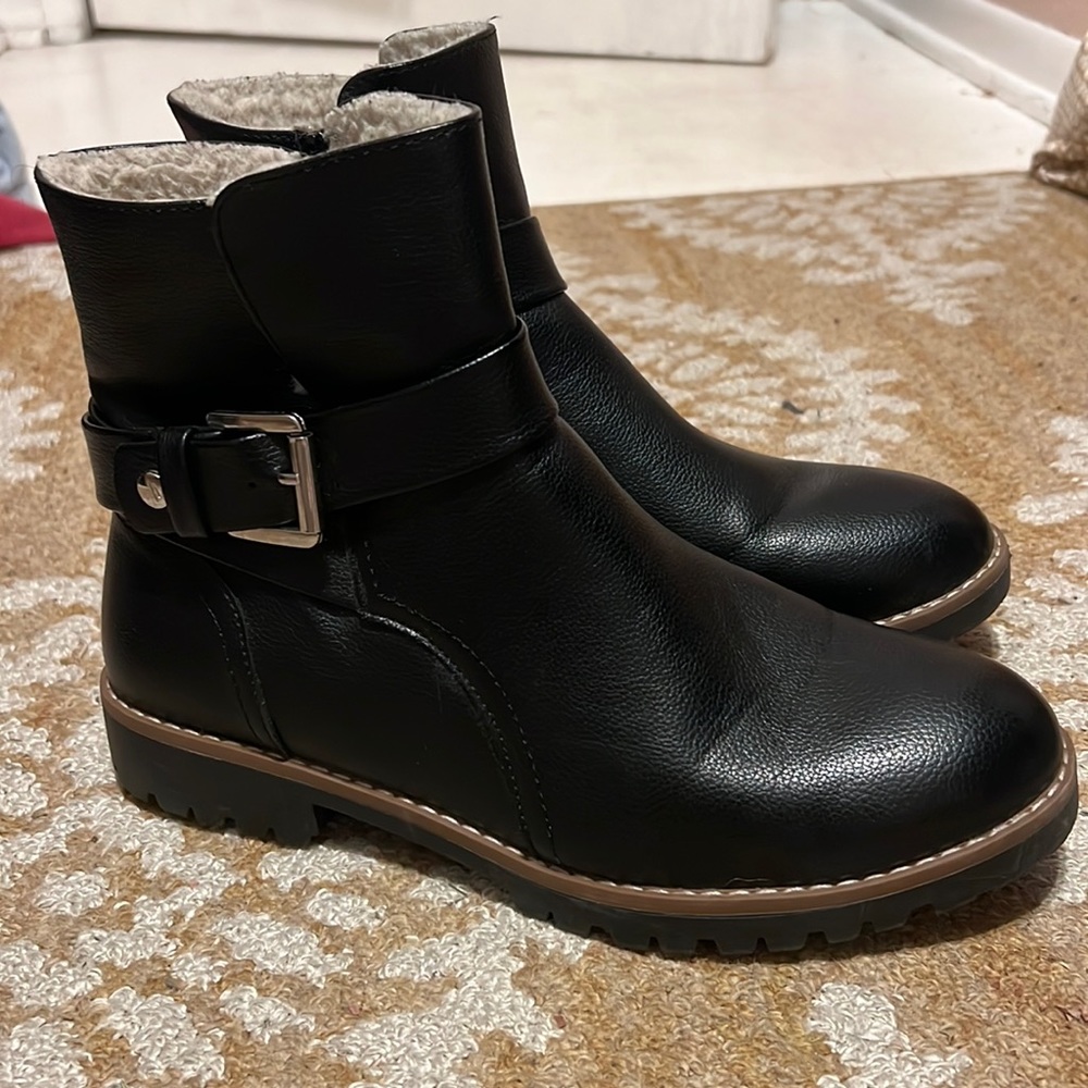 Cute Winter Boots with Buckle Detail